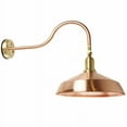 thumbnail image 4 of AQ Lighting Metal LED Outdoor Gooseneck Barn Light in Raw Copper, 4 of 8