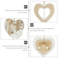 thumbnail image 5 of SOPOTUTU Hanging Hearts Ornaments in Assorted Colors, Synthetic Material Decor for Weddings, Parties, and Home, 1 Set, 5 of 5