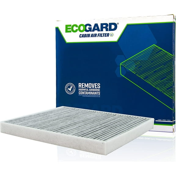 ECOGARD XC45527C Premium Cabin Air Filter with Activated Carbon Fits 2003-2005 Chevrolet Silverado 1500, 2003-2005 GMC Sierra 1500, 2003-2004 Chevrolet Suburban 1500, Silverado 2500 HD