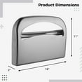thumbnail image 4 of Toilet Seat Cover Dispenser, Commercial Wall Mount Half Fold Toilet Seat Cover Dispenser, 250 Single Toilet Seat Cover Dispenser for Home Office Buildings Hospital, 4 of 5