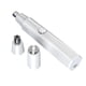 thumbnail image 1 of Recortador de vello nasal eléctrico con cabezal lavable, afeitadora personal portátil Blanco, 1 of 9
