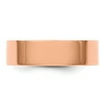 thumbnail image 4 of 14k Rose Gold 6mm Lightweight Flat Wedding Band Size 13.5 RFLL060, 4 of 4
