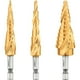 thumbnail image 1 of Juego de brocas escalonadas DEWALT DWA1790IR de 3 piezas con revestimiento de titanio, 1 of 1