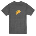 thumbnail image 1 of T-shirt Chiné Noir Pixel Taco Graphique pour Homme, 1 of 1