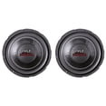 thumbnail image 1 of PYLE PLPW6D 6" Dual Voice Coil 4-Ohm Black Car Stereo Audio Subwoofers (2 Pack), 1 of 6