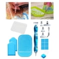 thumbnail image 4 of Herramientas y accesorios de pintura de arte de diamante, bolígrafo de punta, puntas de bolígrafo de metal, caja de almacenamiento, organizador, punto bolígrafo azul Macarena Pluma de pintura de diamante, 4 of 7