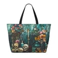 thumbnail image 2 of Balery Baroque Floral Still Life Beach Travel Bag - Water-Resistant, Large Capacity Lightweight Tote with 7 Pockets for Women and Men - Perfect for Beach, Pool, Gym, and Travel, 2 of 7