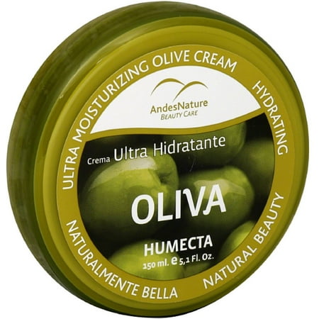 Andes Nature Ultra-moisturizing Olive Cream, 5.12 oz (Pack of 4)