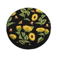 thumbnail image 3 of Balery Bees And Sunflowerstire Cover Waterproof Dust-Proof, Universal Spare Wheel Tire Cover For Trailer, Rv, Suv Truck And Vehicle Camper Accessories-15 Inch, 3 of 9