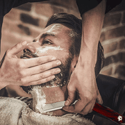 Cut Throat Shavette Straight Edge Razor Blade Holder Barber Salon + 10 Shaving Blades