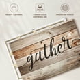 thumbnail image 6 of Elephant Stock Gather Typography I Wall Sign Wall Art - Horizontal Canvas Wall Art - Hallway Wall Decor - Wall Signs Canvas - Brown And Beige Decor - 39" x 26", 6 of 8