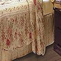 Global Trends Antique Rose 100% Cotton Traditional Tailored Bed Skirt 15-inch L, Queen