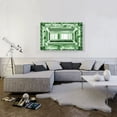 thumbnail image 2 of ARTCANVAS Green Emerald Cut Diamond Jewel Canvas Art Print - Size: 40" x 26" (0.75" Deep), 2 of 9