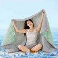 thumbnail image 5 of Qocolhg Solid Color Conditioning Quilt, Lightweight Summer Comforter Cooling Blanket for All Season Use, Machine Washable, Bedding Soft Coverlet Cooling Quilts for Hot Sleepers, 39x59 inch, Green, 5 of 6