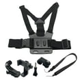 thumbnail image 1 of Soporte para teléfono con correa para el pecho, soporte para cámara de acción, ajustable, fácil de instalar, rotación de 360 grados, clip para teléfono, kit de correa para el pecho, 1 of 8