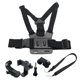 thumbnail image 1 of Soporte para teléfono con correa para el pecho, soporte para cámara de acción, ajustable, fácil de instalar, rotación de 360 grados, clip para teléfono, kit de correa para el pecho, 1 of 8