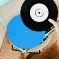 thumbnail image 3 of Turntable Mat Record Platter Slipmat, Rubber Record Player Mat Universal for LP Record Players Reduce Noise Tighter Bass Quality, 3 of 7