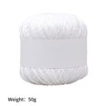 thumbnail image 3 of Knitting Thread Cotton Crochet Yarn crochet knitting yarn crochet Embroidery Clothes Sweater Tapestry Weave Line DIY Accessory, White, 3 of 7