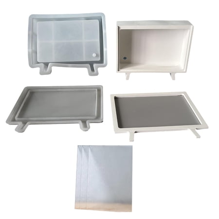 Flexible Silicone Jewelry Mold For Handmade Decorative Storage Organiser Projects 3D Landscape Rectangular Box Mould