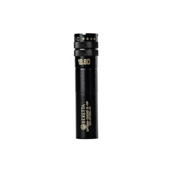 Beretta Choke Tube Optimachoke HP Black Edition 20mm Extended 12 Ga, Black, Improved Cylinder