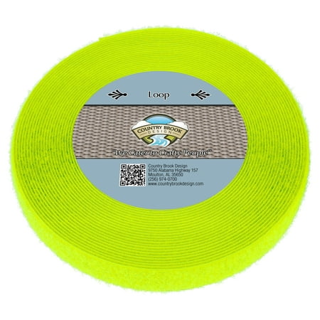 

Country Brook Design® Hot Yellow Sew On Loop Only (1 inch 5 yards)