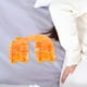 thumbnail image 5 of Masajeador corporal con rodillos pequeños, portátil, de mano, para cuello, espalda, piernas, cintura, brazos, espalda, pecho y abdomen, color naranja, 5 of 7