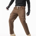 thumbnail image 2 of Men'S Tactical Pants Ripstop Stretch Water Resistant With Multi-Pockets Cargo Work Pants Military Hiking Outdoor, 2 of 9