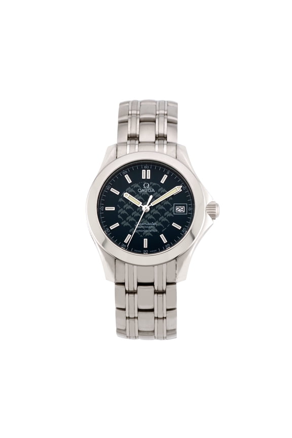 Pre-Owned Omega Men's Seamaster 120M Jacques Mayol Limited Edition 36mm Stainless Steel Wristwatch