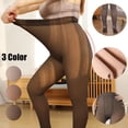 thumbnail image 4 of Zhengup Plus Size Fleece Lined Tights Women Winter Warm Opaque Leggings Coqutte Thermal Pantyhose Sheer Stocking Alt Clothes, 4 of 7