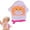 1 Pack Pink, variant on Vivcore Kids Loofah Baby Bath Sponge Toddler Washcloth Body Scrubber Exfoliating Shower Glove 1 Pack Style A