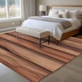 thumbnail image 5 of Brown Wood Board Large Area Rugs 6x9 ft Farmhouses Vintage Barn Theme Plank Texture Washable Rug Non Slip Indoor Carpet Absorbent Floor Mat for Living Room Bedroom Dining Room, 5 of 9