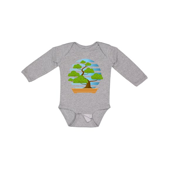 Inktastic Bonsai Tree Garden Girls Long Sleeve Baby Bodysuit