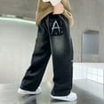 thumbnail image 6 of Pants for Teens Y2K Teen Boys Baggy Ripped Jeans High Rise Vintage Y2K Distressed Wide Leg Jeans Big Boys with Pockets 13-17 Years, 6 of 8