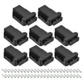 thumbnail image 1 of Unique Bargains 8 Set ABS Automatic Spring Loaded Push to Open Door Catch Touch Lock, Black, 1 of 6