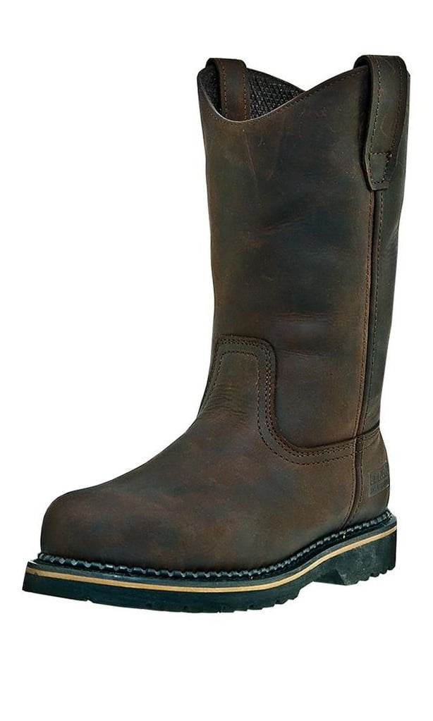 McRae Industrial Work Boots Mens Wellington Steel Toe Brown MR85344
