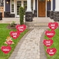 thumbnail image 6 of Dearhouse Valentine's Day Decorations Outdoor - 8PCS Large Valentines Conversation Hearts Corrugated Yard Signs with Stake - Valentines Yard Lawn Decorations Walkway Decor, 6 of 7