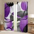 thumbnail image 2 of Castle Fairy Minimalist Circle Stripes Black Out Curtains for Female Men Women,Abstract Vintage Lines Curtains Pack of 2 (42x63 Each),Mid Century Geometric Bedroom Curtains,Super Cozy Room Decor, 2 of 6