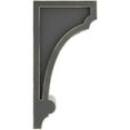thumbnail image 2 of Ekena Millwork 3 1/4"W x 4"D x 8"H Diane Recessed Wood Vintage Decor Corbel, Black, 2 of 5
