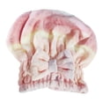 thumbnail image 4 of Toalla para el cabello súper absorbente, gorro de microfibra para secar el cabello con lazo, turbante suave para el cabello, gorro de baño para cabello rizado, corto, largo y mojado., 4 of 8