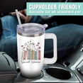 thumbnail image 4 of Cadeaux pour Thérapeutes Gobelet en Acier Inoxydable 40oz avec Poignée, 4 of 5