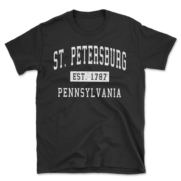 St. Petersburg Pennsylvania Classic Established Men's Cotton T-Shirt