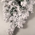 thumbnail image 4 of Upside Down Trees Home Decor Ornaments Decorations Crafts Creative Durable Hanging DIY 1PC Flocking Christmas Teardrop Wreath, 4 of 4