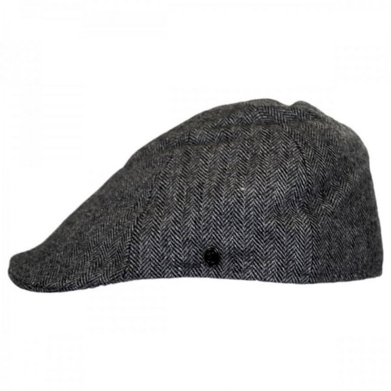 Herringbone Wool Blend Duckbill Ivy Cap L Gray Walmart