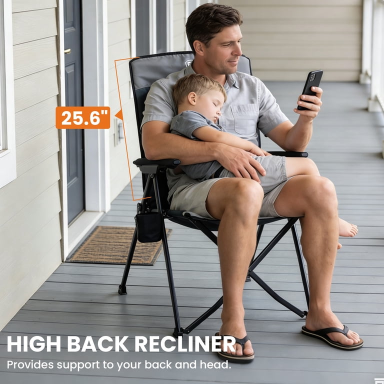 Ever Advanced Reclining Camping Chair, 4-Level Adjustable Back photo 7