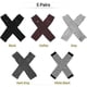 thumbnail image 3 of 5 Pairs Arm Warmers Knitted Thumb Hole for Women, Winter Wrist Long Gloves Fingerless Mittens, 3 of 5