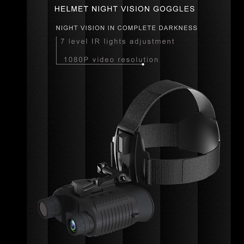 JIFON Dual Screen Night Vision Binoculars with Head Mounted Goggles for Military Game Hunting