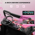 thumbnail image 6 of Farmdex 24V Ride on Car Truck, 2 Seater Electric UTV w/Remote Control, 21.5" Spacious Seat Ride on Toy for Kids Aged 3-10, Music, Storage, LED Light, Red, 6 of 10