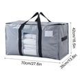 thumbnail image 4 of Bolsa de almacenamiento de ropa y edredones de gran capacidad con ventana, organizador del hogar para ropa, ropa de cama, juguetes y lencería, 4 of 7