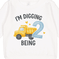 thumbnail image 3 of Inktastic I'm Digging Being 2 Birthday Truck Toddler Sweatshirt, 3 of 4