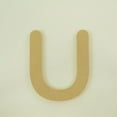 thumbnail image 4 of Package of 1, 16 Inch X 1/2" Thickness MDF Letter U in The Gotham Rounded Font, Thick, Upper Case for Art & Craft Project, Made in USA, 4 of 4